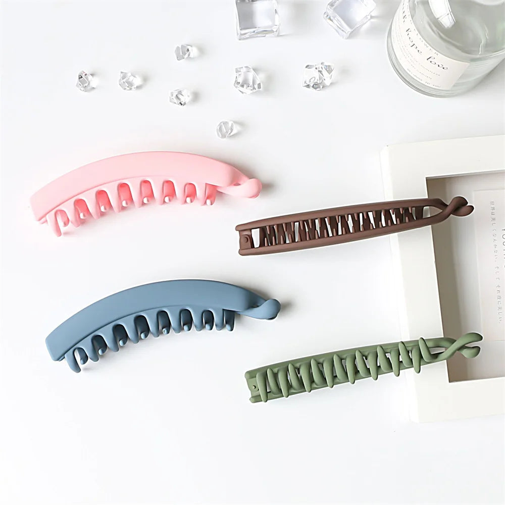 Frosted Hair Clips
