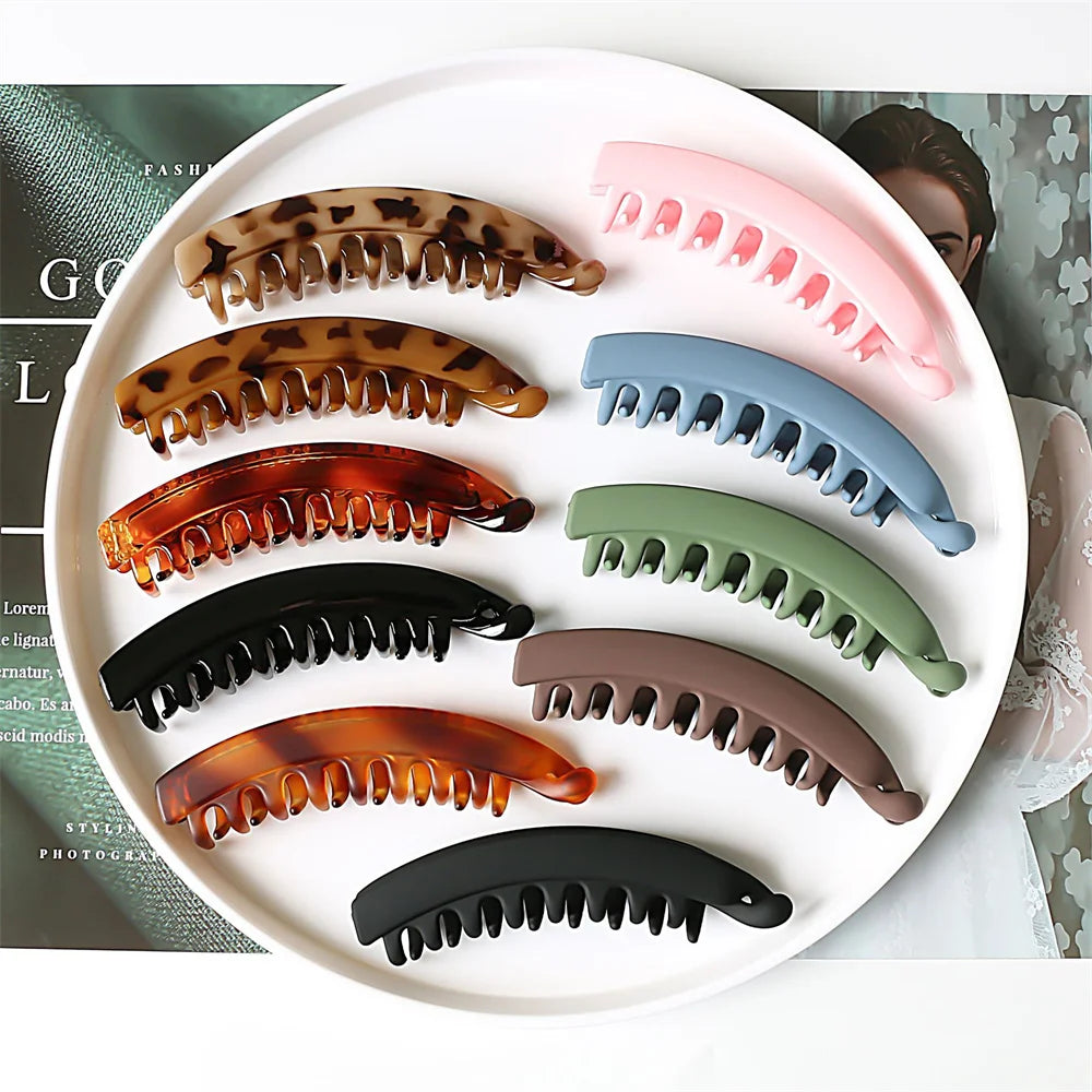 Frosted Hair Clips