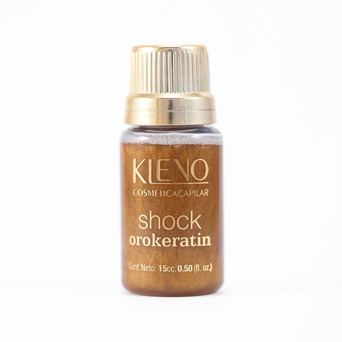 Shock Orokeratin 24K Gold + Keratin - Anti-Age, Frizz Control - 12 Ampoules 0.50 Fl Oz (15Cc)