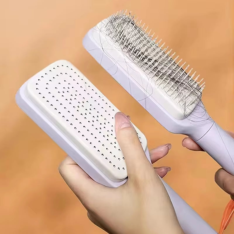 Self Cleaning Hairbrush 