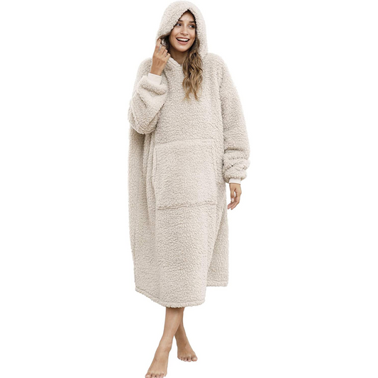 Cozy Wearable Blanket Hoodie - Oversized