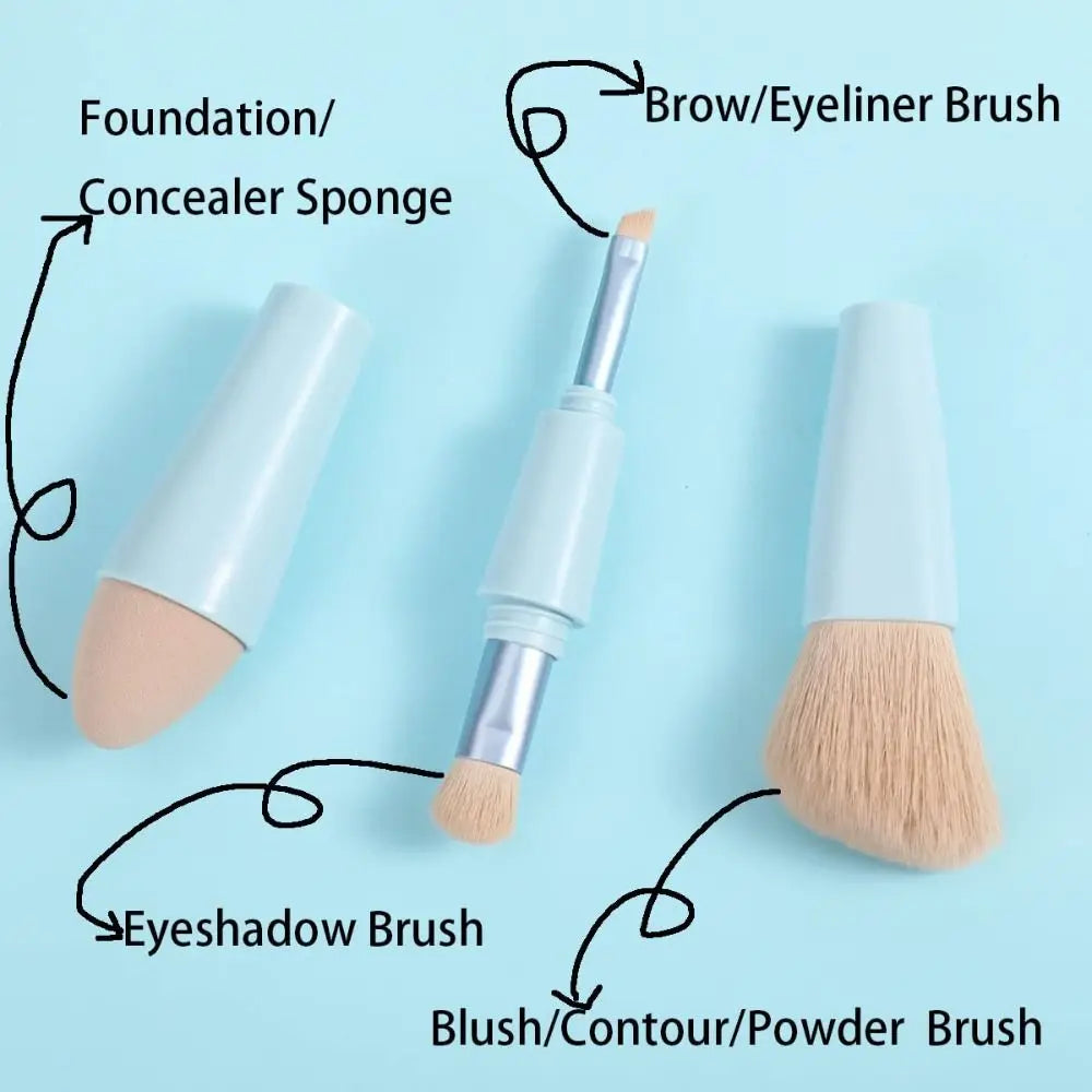 Multitasker 4-In-1 Makeup Brushes 