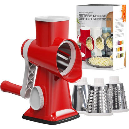 3 in 1 Rotary Cheese Grater Versatile