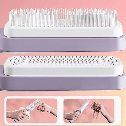 Self Cleaning Hairbrush 