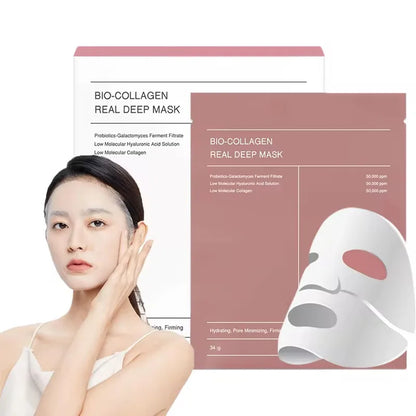 4Pcs/Box Absorbable Bio-Collagen Real Deep Mask